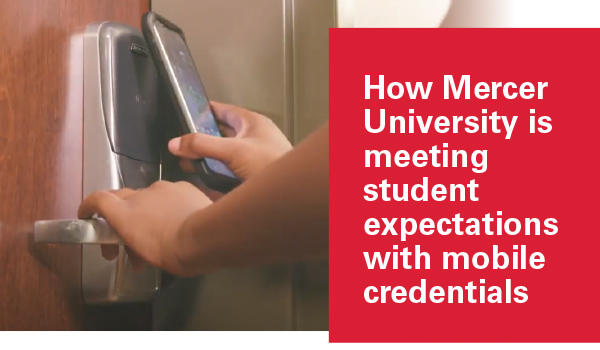How Mercer University is meeting student expectations with mobile credentials