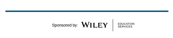Sponsored by: Wiley Education Services
